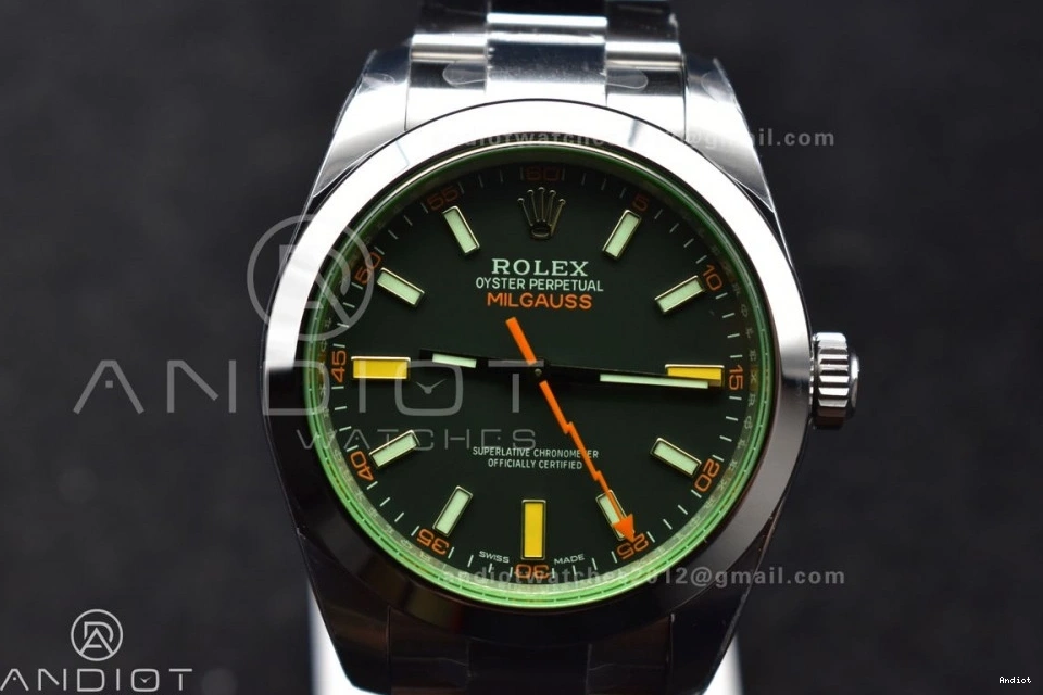 Edition Black 116400 SS on Green Dial Sapphire Real SS SA 1:1 904L Stylish Best Bracelet 904L VSF Milgauss 914 GV 0704
